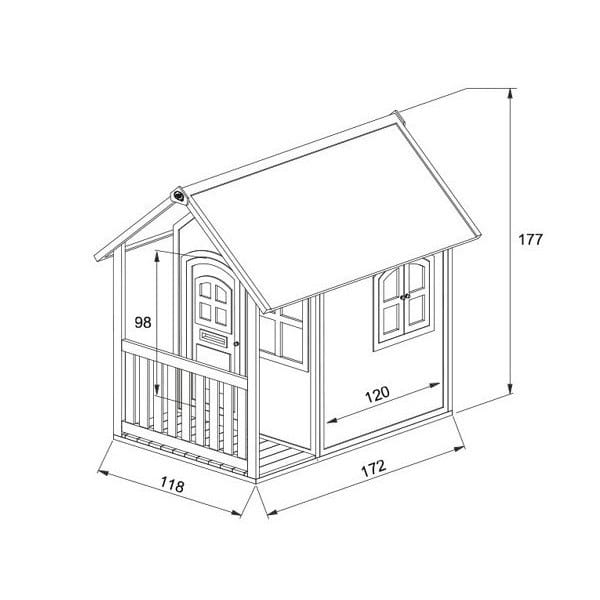 Dimensions maison enfant Alex