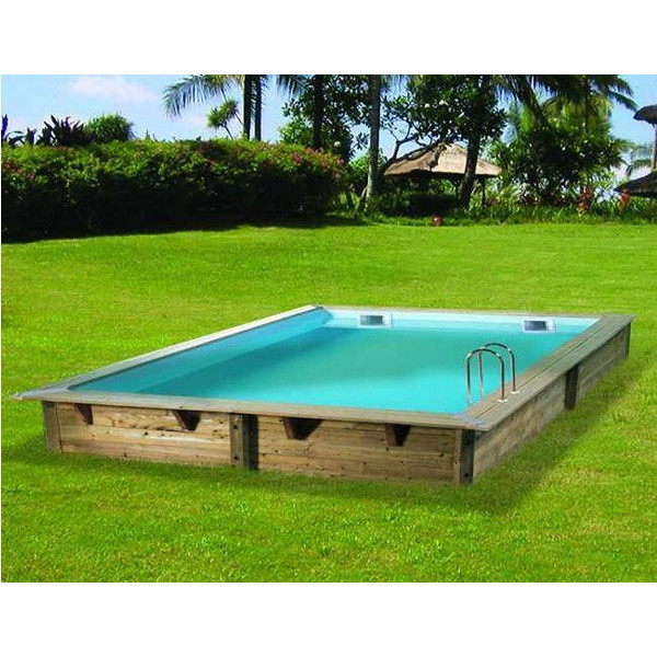 Piscine rectangulaire Linéa 300 x 300 x 126 cm