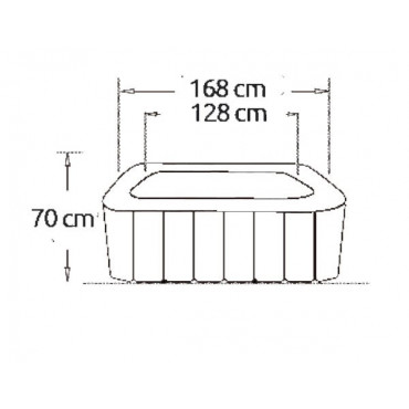 Spa Caiman dimensions