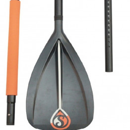 Sports nautiques pagaie aluminium skiffo samoa black zray