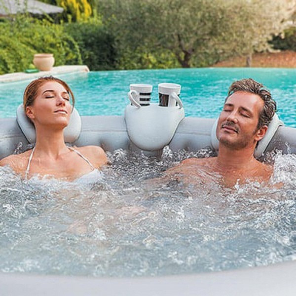 appuie-têtes et porte-gobelet pour spa de net spa