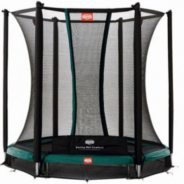inground talent green trampoline berg safety net comfort