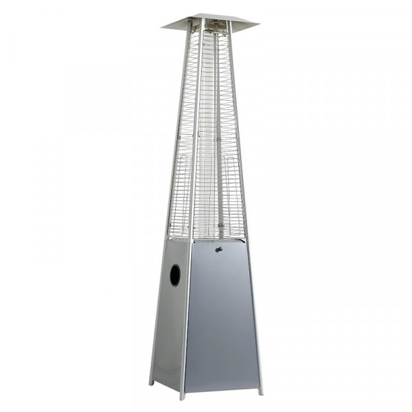 Parasol chauffant Ambiance flamme