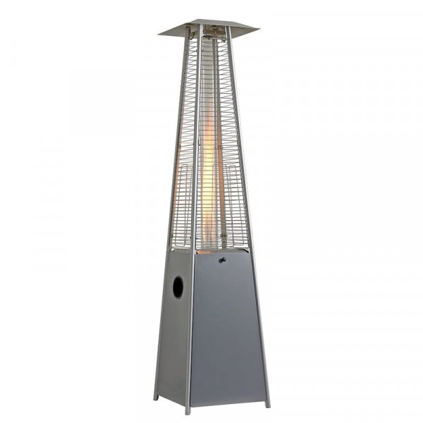 Parasol chauffant Ambiance flamme