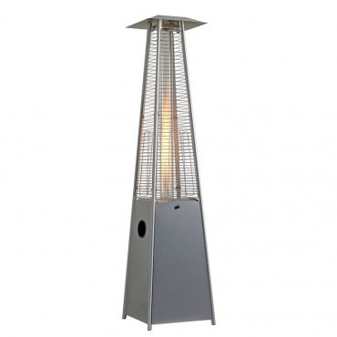 Parasol chauffant Ambiance flamme