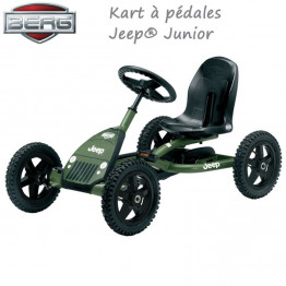 go-kart berg jeep junior à pédale - elymea