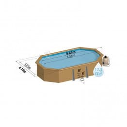 Piscine Sunbay Bogota 5,85 x 4,10 x 1,19 m 2