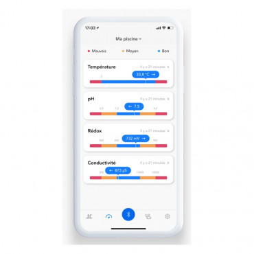 Analyseur de piscine Blue connect