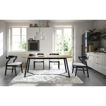ZEN-TORO-TABLE180 Table à manger TORO de longueur 180 cm