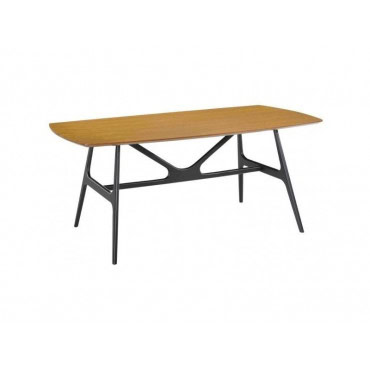 ZEN-YOKA-TABLE-180 Table en bois YOKA TABLE 180 avec pied bois