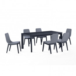 CITY-FELICIO-TABLE-180 Table en bois FELICIO TABLE 180 pied bois 2