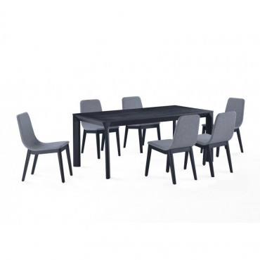 CITY-FELICIO-TABLE-180 Table en bois FELICIO TABLE 180 pied bois