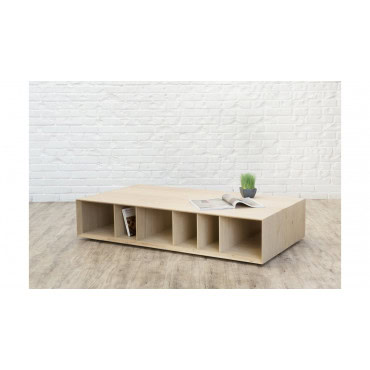 CUTE-EPURE-TABLEBASSE EPURE TABLE BASSE en chêne massif