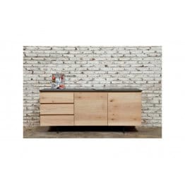 CUTE-MITRA-BUFFET-3T2P MITRA BUFFET 3 TIROIRS 2 PORTES - Buffet en chêne massif 2