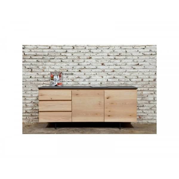 CUTE-MITRA-BUFFET-3T2P MITRA BUFFET 3 TIROIRS 2 PORTES - Buffet en chêne massif