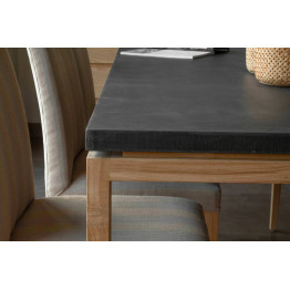 CUTE-ULEG-TABLE180 Table en chêne massif TABLE U-LEG 180CM et plateau en revêtement minéral 2