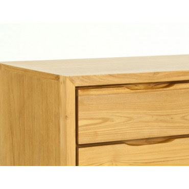 ETN-FIFTEES-COMMODE-4T FIFTEES COMMODE 4 PORTES Commode en teck massif