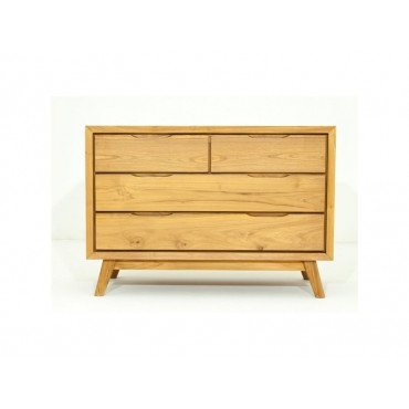 ETN-FIFTEES-COMMODE-4T FIFTEES COMMODE 4 PORTES Commode en teck massif