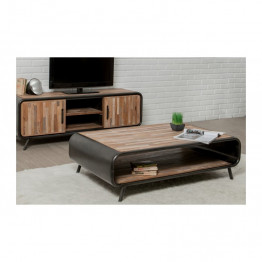 INDUS-FUSION-TABLEBASSE120 Table basse en Teck recyclé FUSION 120 x 70 cm