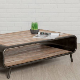 INDUS-FUSION-TABLEBASSE120 Table basse en Teck recyclé FUSION 120 x 70 cm 2