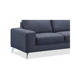Canapé d'angle walk chablis grey en tissu 2