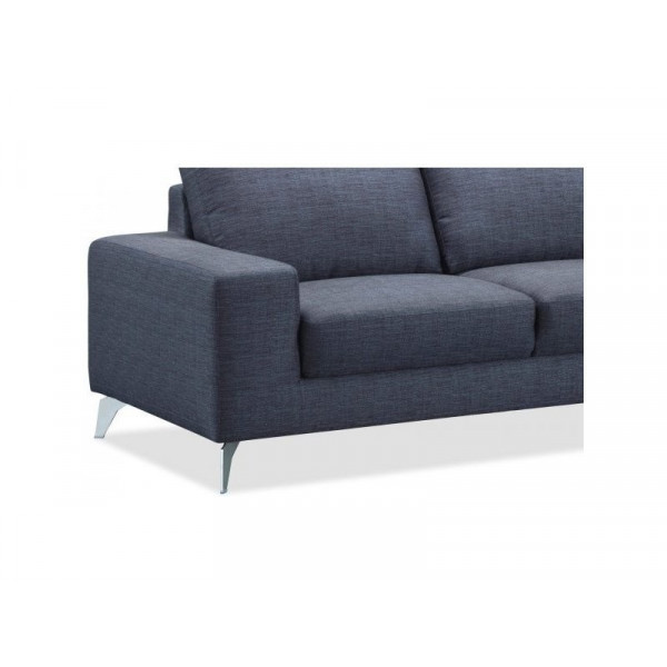 Canapé d'angle walk chablis grey en tissu