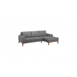 Sun season canapé d'angle grey en tissu