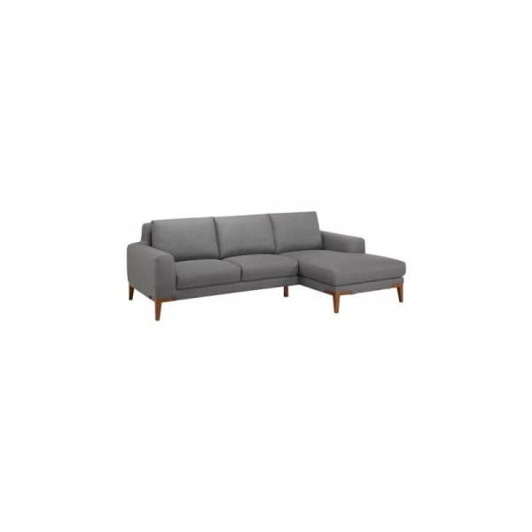 Sun season canapé d'angle grey en tissu