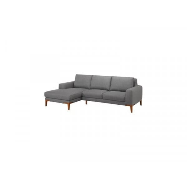 Sun season canapé d'angle grey en tissu