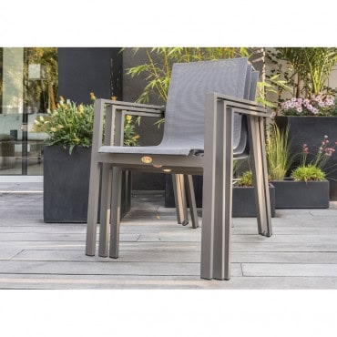 Fauteuil jardin Zahara taupe