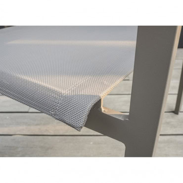Fauteuil jardin Zahara taupe