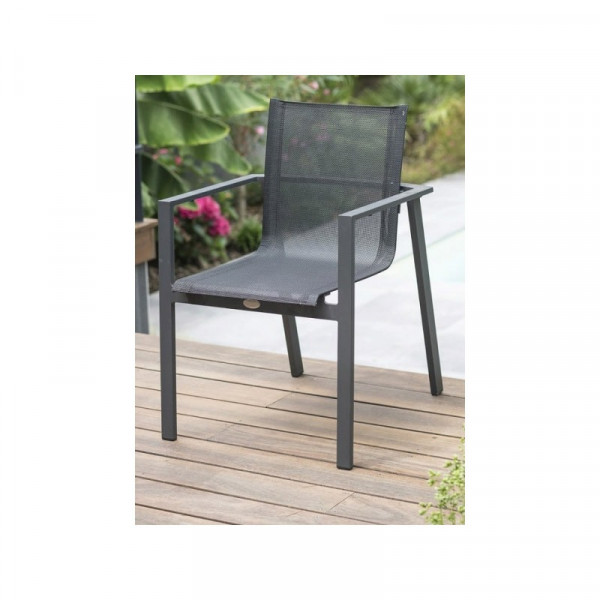 Fauteuil jardin Miami anthracite