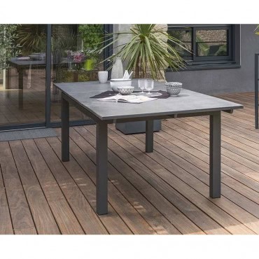 Table aluminium Miami Stone