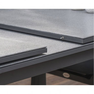 Table aluminium Miami Stone