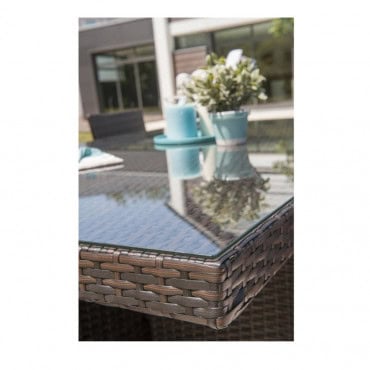 Ensemble de jardin encastrable 10 places