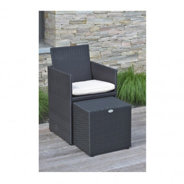 Ensemble de jardin encastrable 10 places