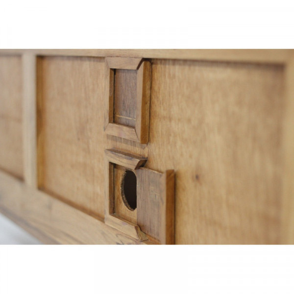 Fiftees meuble tv 1 porte2 niches - Meuble tv en teck massif