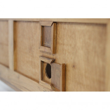 Fiftees meuble tv 1 porte2 niches - Meuble tv en teck massif