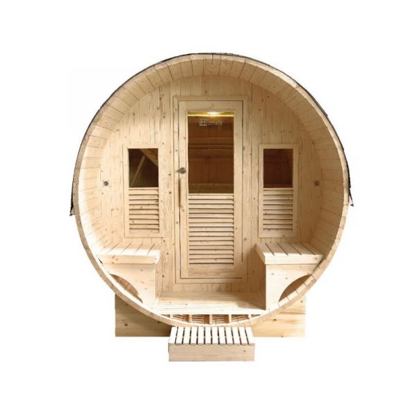 Sauna Extérieur à vapeur Gaïa Luna vue face
