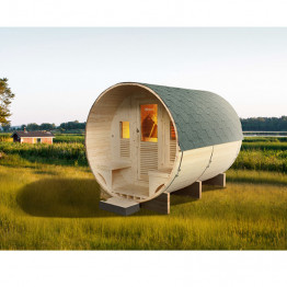 Sauna Extérieur à vapeur Gaïa Luna paysage