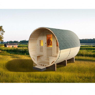 Sauna Extérieur à vapeur Gaïa Luna paysage