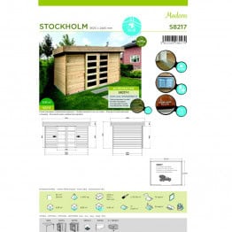 Abri de jardin Stockholm 2