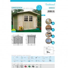 Abri de jardin Dresden 2