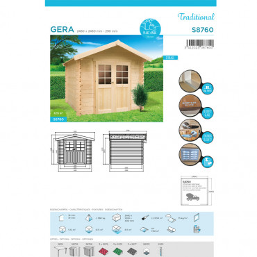 Abri de jardin Gera