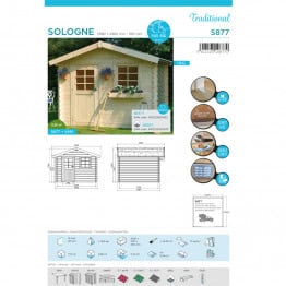 Abri de jardin Sologne 2