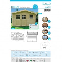 Abri de jardin Chimay 2