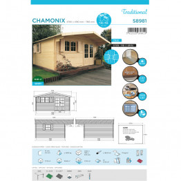 Abri de jardin Chamonix 20 m² 2