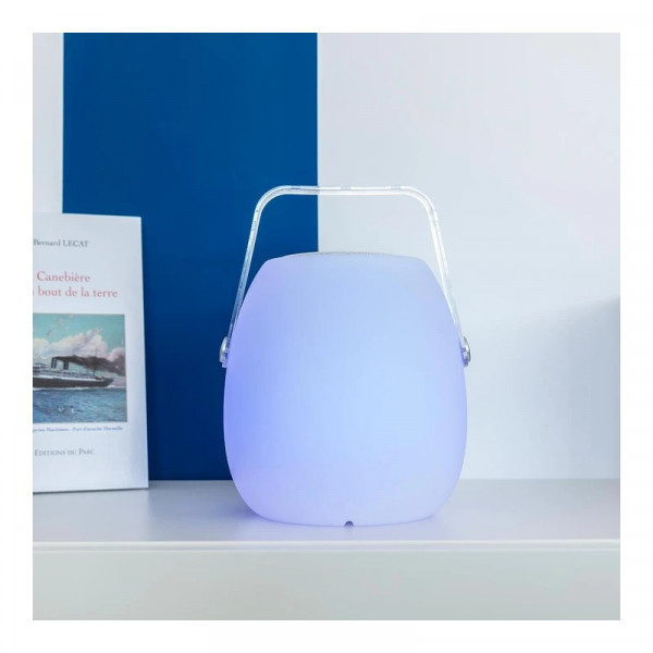 Baladeuse enceinte bluetooth sans fil LED