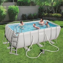Kit piscine tubulaire 4,12 x 2,01 x 1,22m filtre à cartouche 2