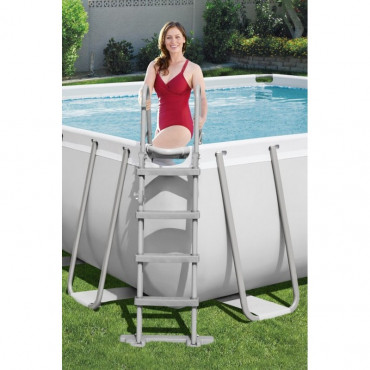 Piscine tubulaire 4,12 x 2,01 x 1,22 m filtre à cartouche